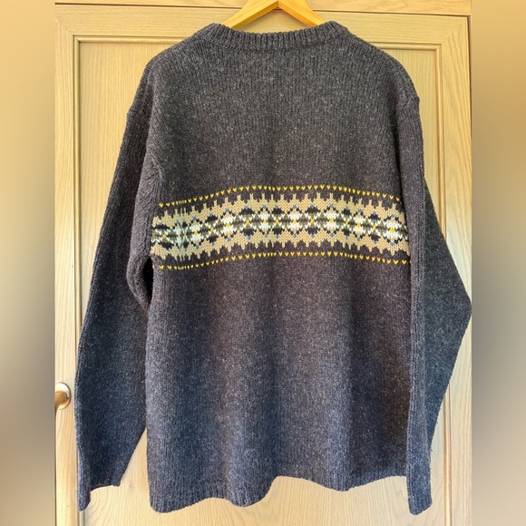 Vintage UnionBay Brown Wool blend Pullover Boxy Sweater / 90s / LG - Picture 7 of 10